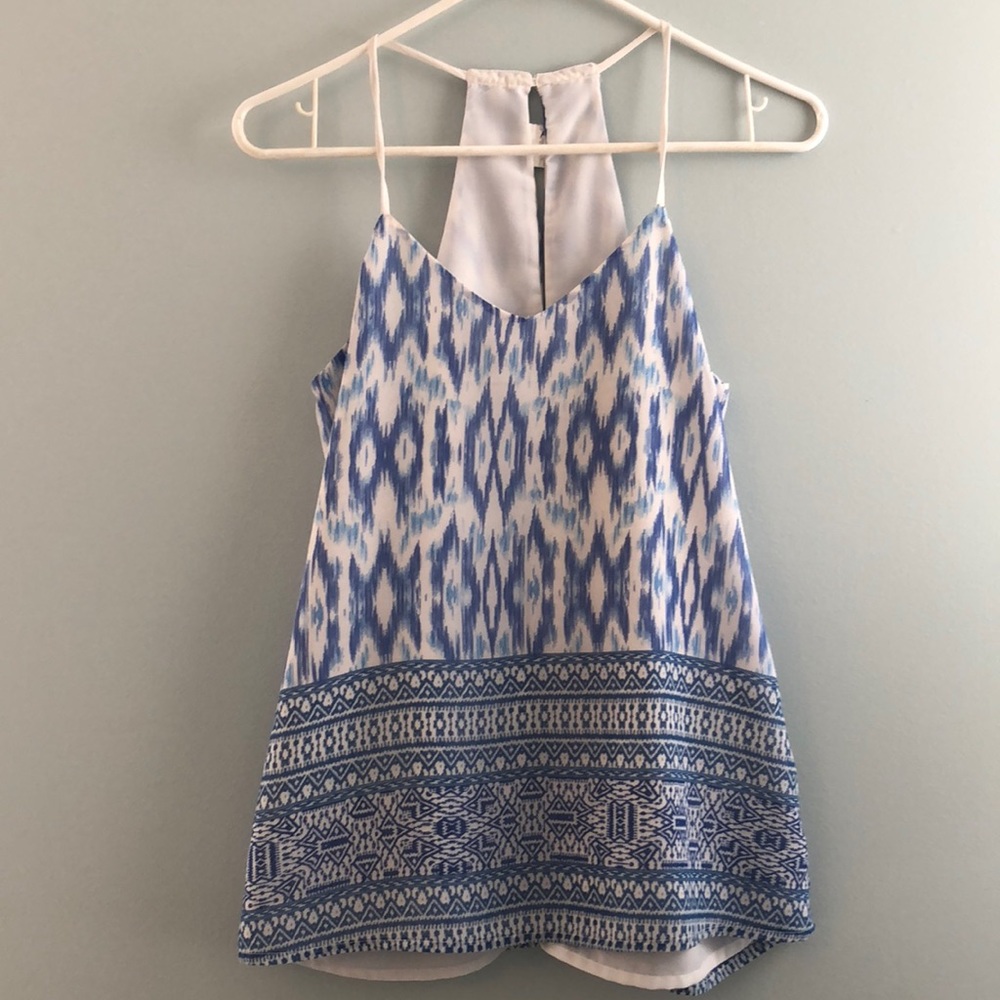 Ikat racerback top
